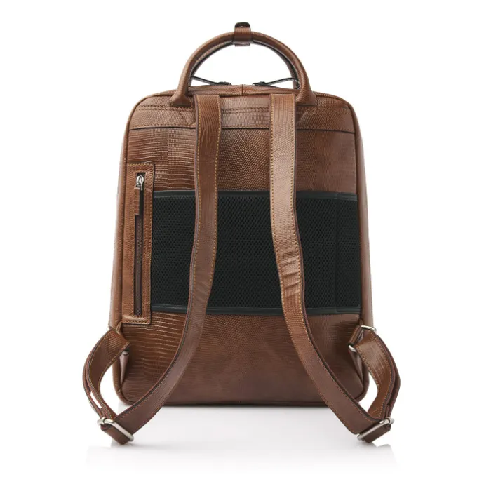 Castelijn & Beerens Donna Hanne Backpack 15.6" RFID cognac