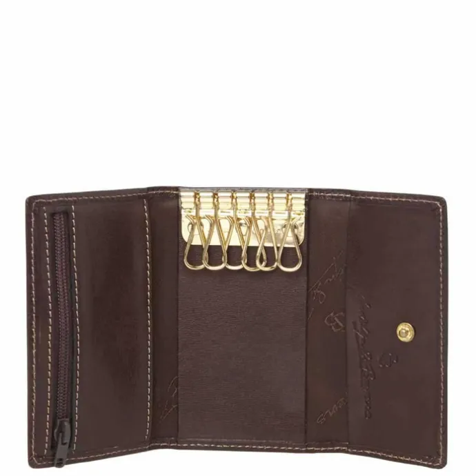 Castelijn & Beerens Gaucho Compacte Sleuteletui mokka
