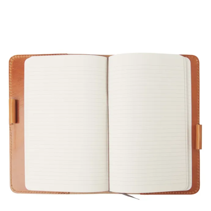 Castelijn & Beerens Gaucho Notebook Cover A5 Moleskine cognac