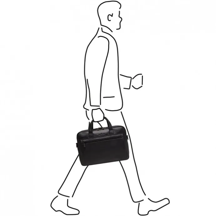 Castelijn & Beerens Nappa X Charlie Laptop / Tablet Tas 15.6'' zwart