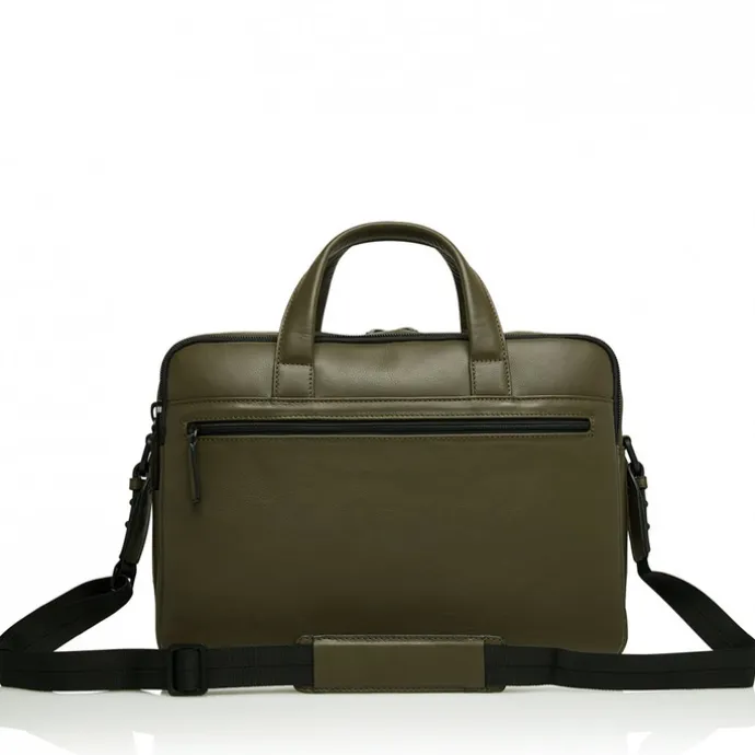 Castelijn & Beerens Nappa X Charlie Laptop / Tablet Tas 15.6'' dark millitary