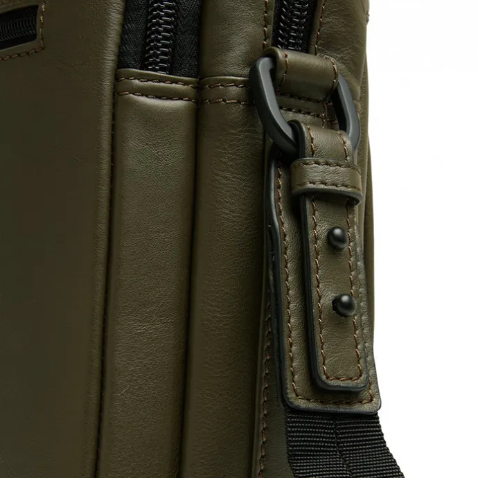 Castelijn & Beerens Nappa X Charlie Laptop / Tablet Tas 15.6'' dark millitary