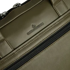 Castelijn & Beerens Nappa X Charlie Laptop / Tablet Tas 15.6'' dark millitary