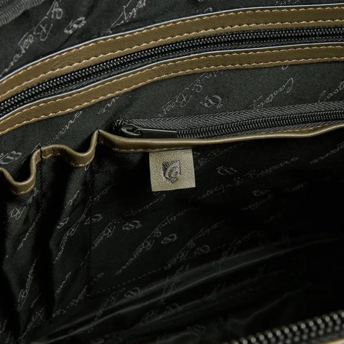 Castelijn & Beerens Nappa X Charlie Laptop / Tablet Tas 15.6'' dark millitary