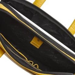 Castelijn & Beerens Nappa X Charlie Laptop / Tablet Tas 15.6'' geel