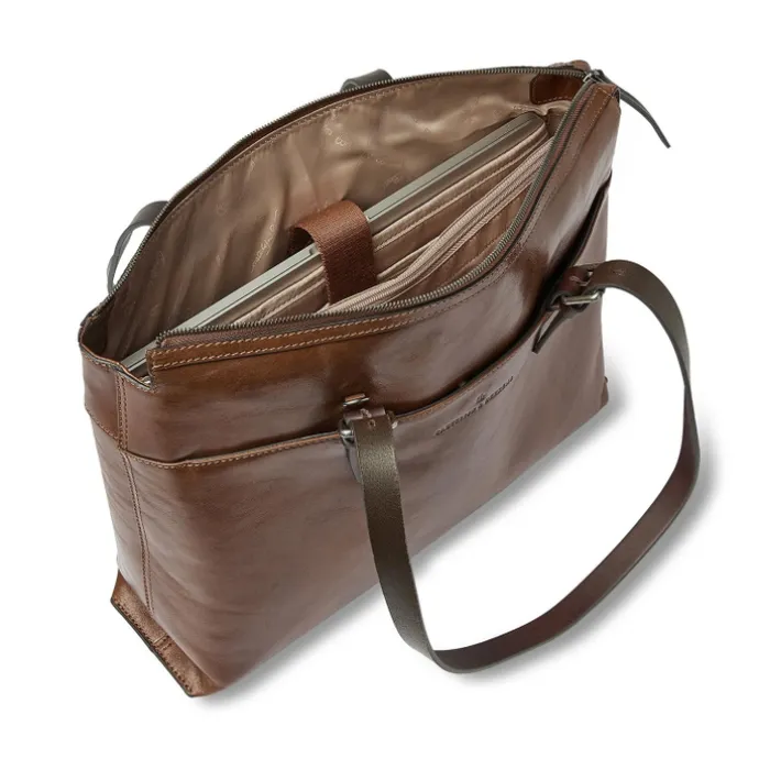 Castelijn & Beerens Rien Laptop Shoulderbag 15.6" RFID natural