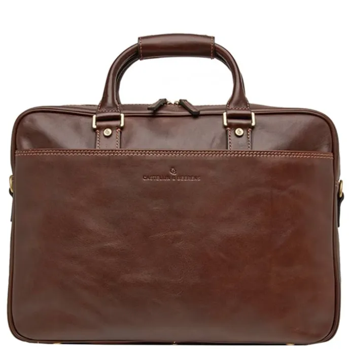 Castelijn & Beerens Verona Business Laptoptas 15.6" mokka