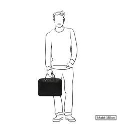 Castelijn & Beerens Verona Business Laptoptas 15.6" licht bruin