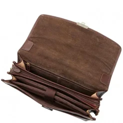 Castelijn & Beerens Verona Laptoptas 15.6'' 3-vaks mocca