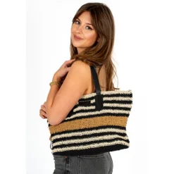 Chabo Raffia Shopper Capri multi