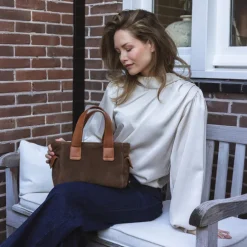 Chabo Suede Sophie cognac