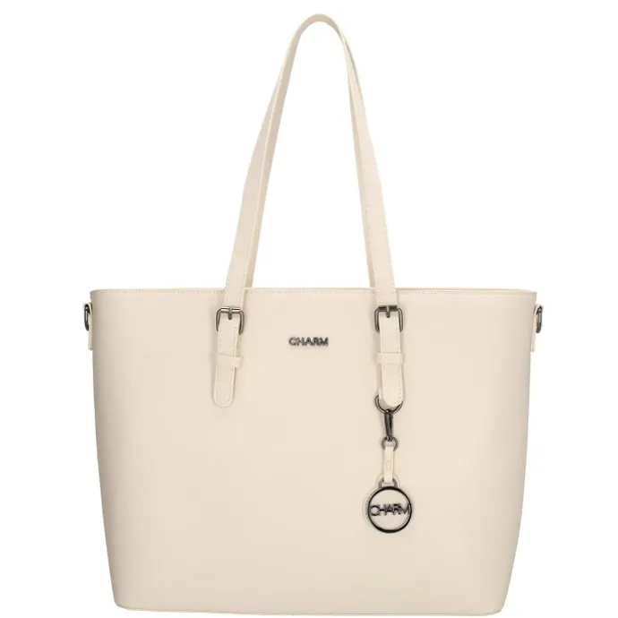 Charm London Birmingham Shopper 15.6" beige