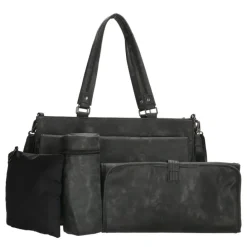 Charm London Bloomsbury Luiertas zwart