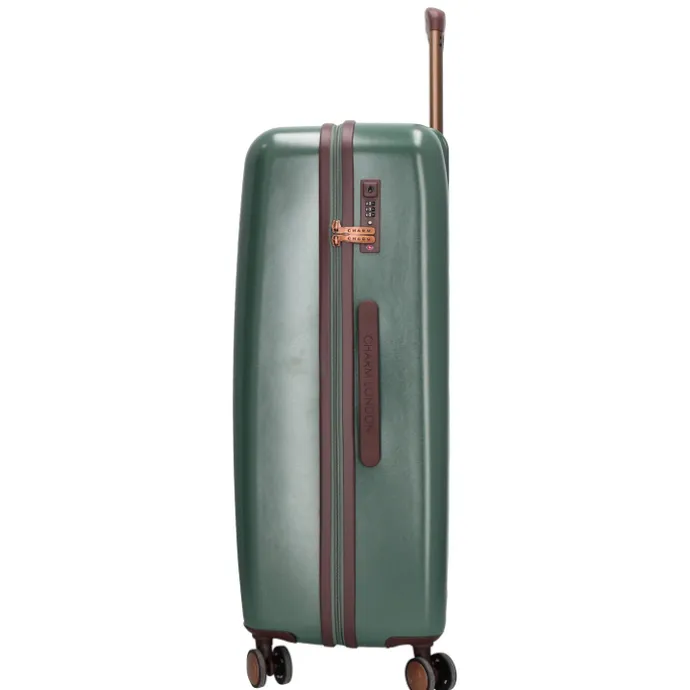 Charm London Capetown Trolley Set dark green