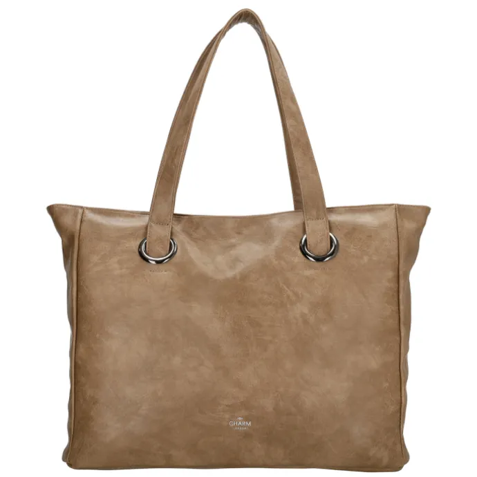 Charm London Liberty Laptoptas 17.3" taupe