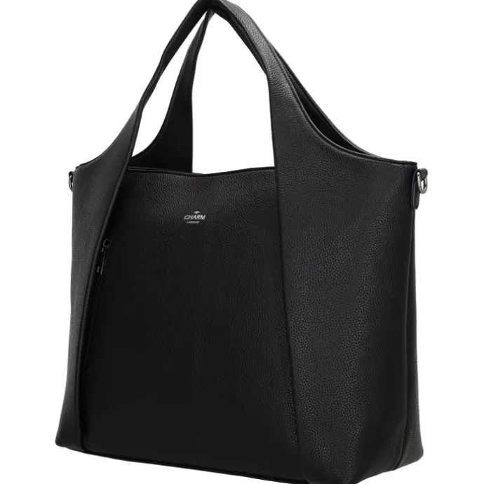Charm London Mulberry Street Laptopbag zwart