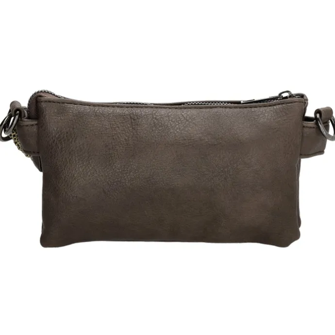 Charm London Tottenham Schoudertas darkbrown