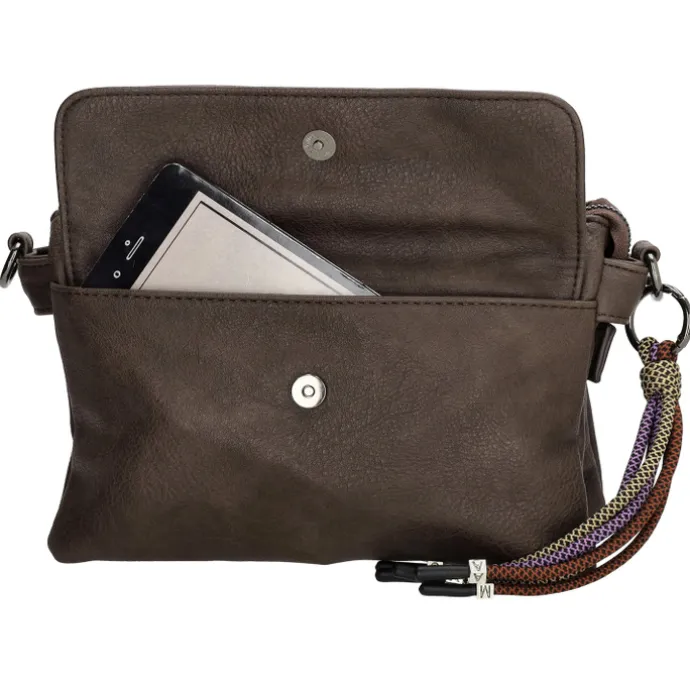 Charm London Tottenham Schoudertas darkbrown
