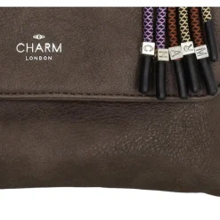 Charm London Tottenham Schoudertas darkbrown