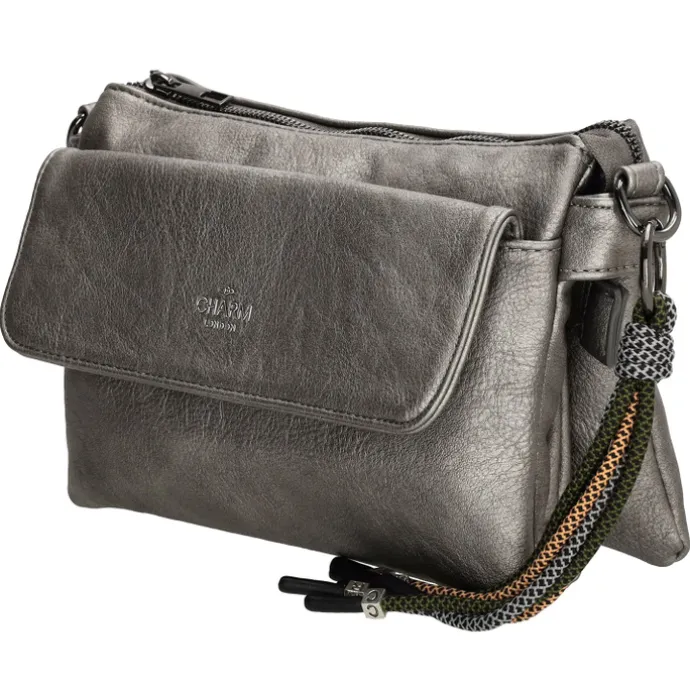 Charm London Tottenham Schoudertas pewter