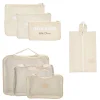 Charm London Travel Accessoires Packingcubes taupe