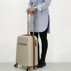 Charm London Travel Trolley S beige