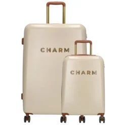 Charm London Travel Trolley Set beige