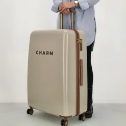 Charm London Travel Trolley Set beige