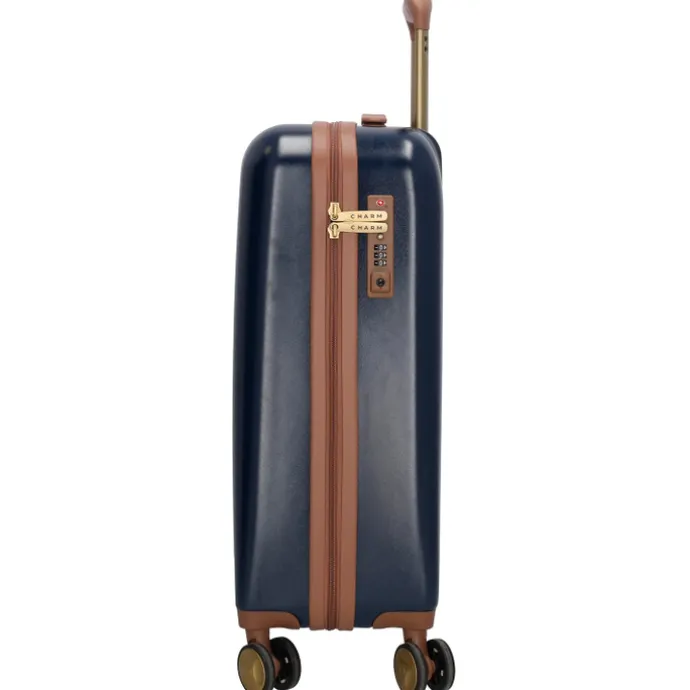 Charm London Travel Trolley Set blauw