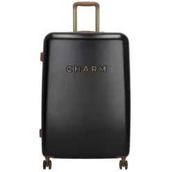 Charm London Travel Trolley Set zwart