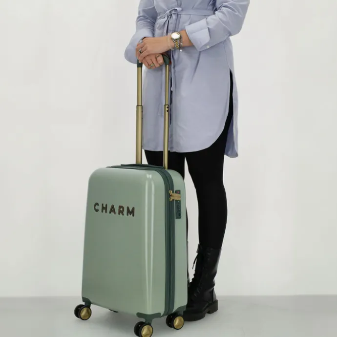 Charm London Travel Trolley S lichtgroen