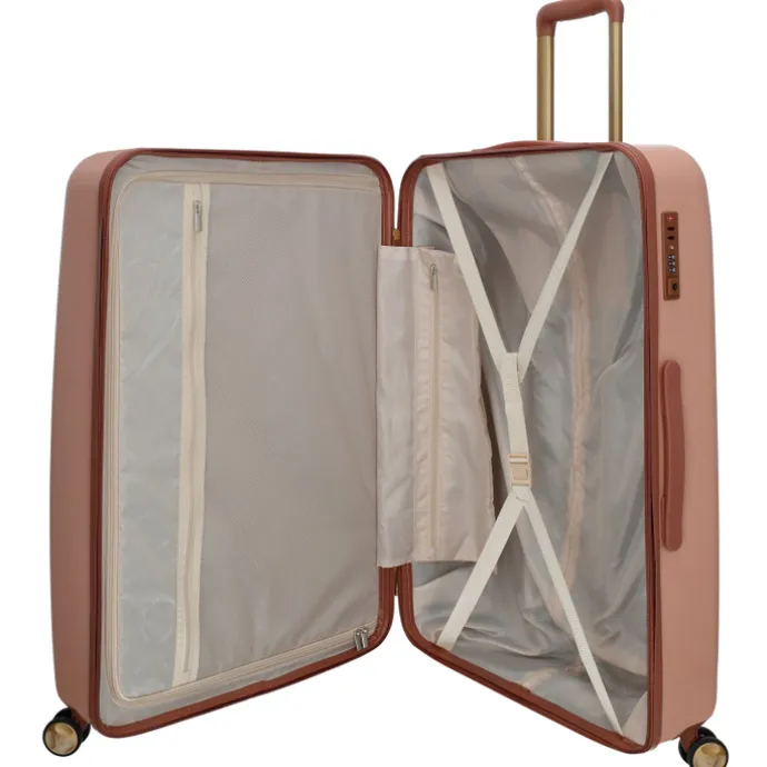 Charm London Travel Trolley Set roze