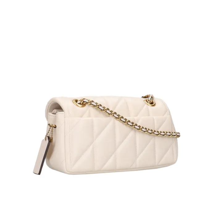 Coach Tabby 20 Shoulderbag With Chain Quilting chalk