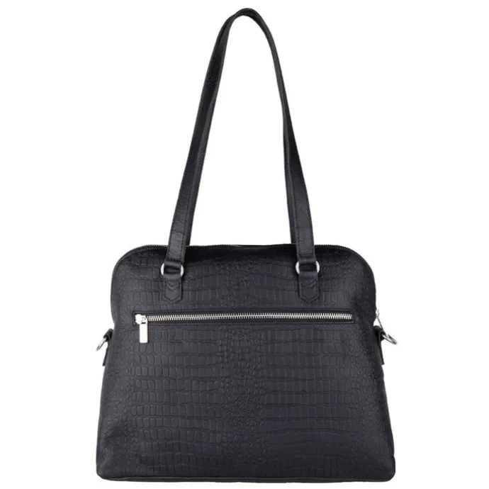 Cowboysbag Shoulderbag Winwick croco black