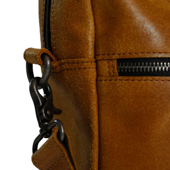 Daniel Ray Gisborne Laptopbag cognac