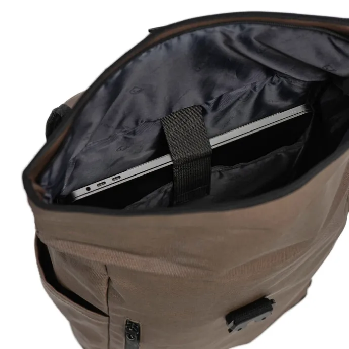 Daniel Ray Griffith Rolltop Backpack L taupe