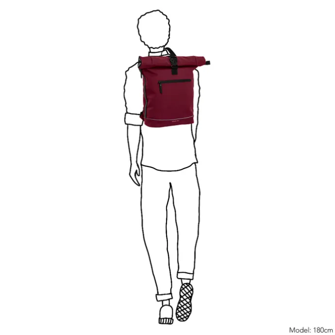 Daniel Ray Mount Isa Bicycle Backpack burgundy