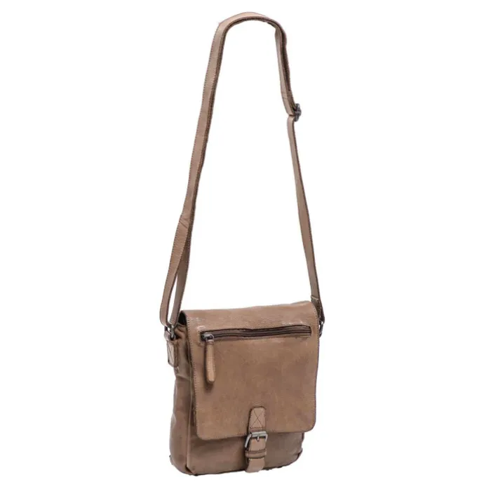 Daniel Ray Norwalk Crossbody taupe