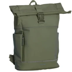 Daniel Ray Pittsburgh Rolltop Backpack Coated 15.6" olive green