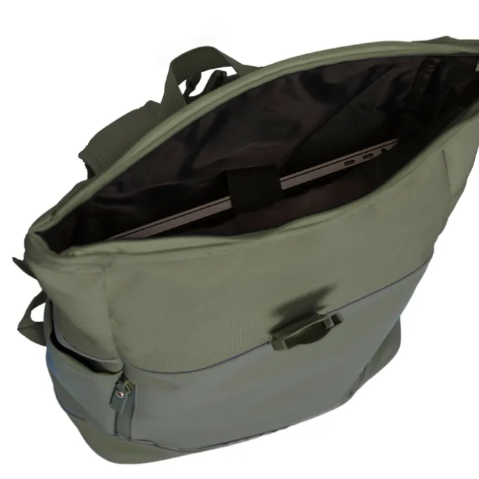 Daniel Ray Pittsburgh Rolltop Backpack Coated 15.6" olive green