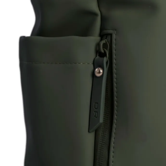 Daniel Ray Pittsburgh Rolltop Backpack Coated 15.6" olive green