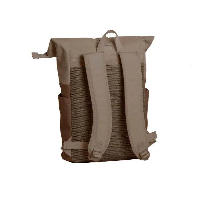 Daniel Ray Pittsburgh Rolltop Backpack Coated 15.6" taupe