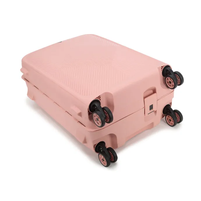 Decent Axiss-Fix 4 Wiel Cabin Trolley 55 licht roze