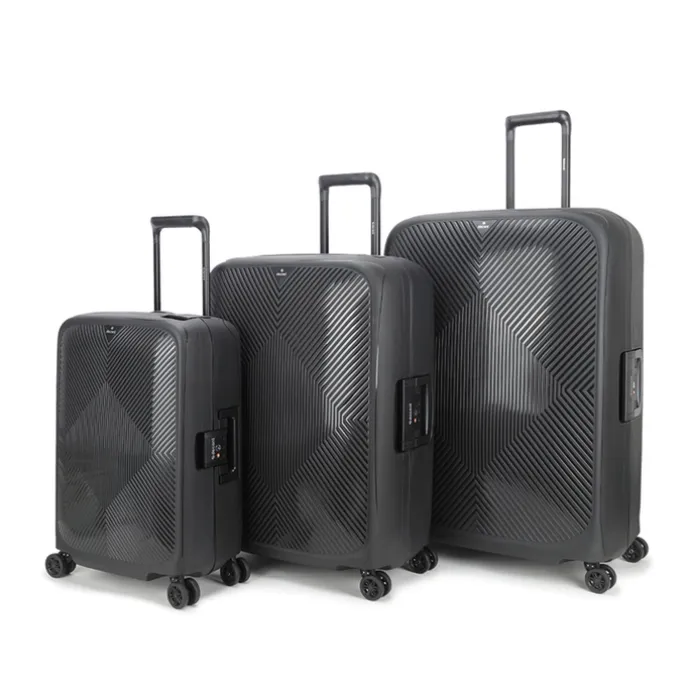 Decent Axiss-Fix 4 Wiel Cabin Trolley 55 zwart