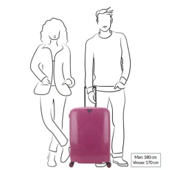 Decent Axiss-Fix 4 Wiel Trolley 68 lavendel