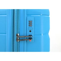 Decent Straight-Line Medium Trolley petrol blue