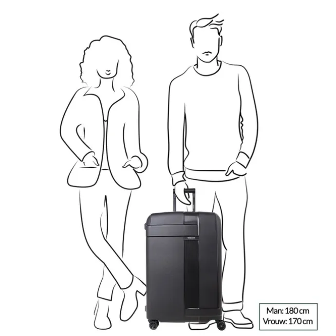 Decent Transit 2.0 Medium Trolley 4 Wheels black