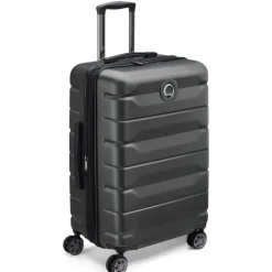 Delsey Air Armour 4 Wheel Medium Trolley 68 Expandable black