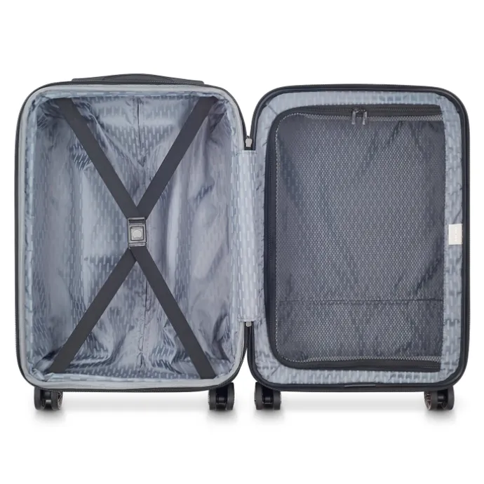 Delsey Air Armour 4 Wheel Slim Cabin Trolley 55/40 black