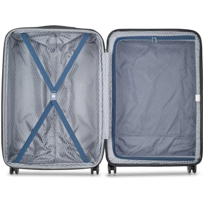 Delsey Air Armour 4 Wheel Large Trolley 77 Expandable night blue